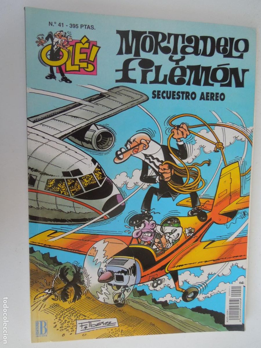 C&oacute;mics: MORTADELO Y FILEMON - SECUESTRO AEREO - N&ordm; 41 EDC B FRANCISCO IBA&Ntilde;EZ 1998 -COL OLE