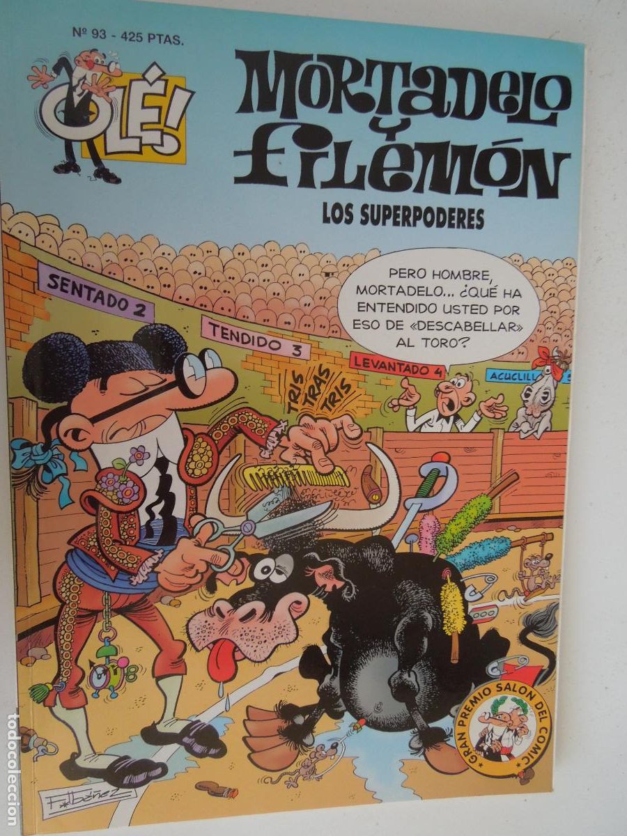 C&oacute;mics: MORTADELO Y FILEMON - LOS SUPERPODERES -N&ordm; 93 EDC B FRANCISCO IBA&Ntilde;EZ 1998 -COL OLE 1&ordf; EDC 2000