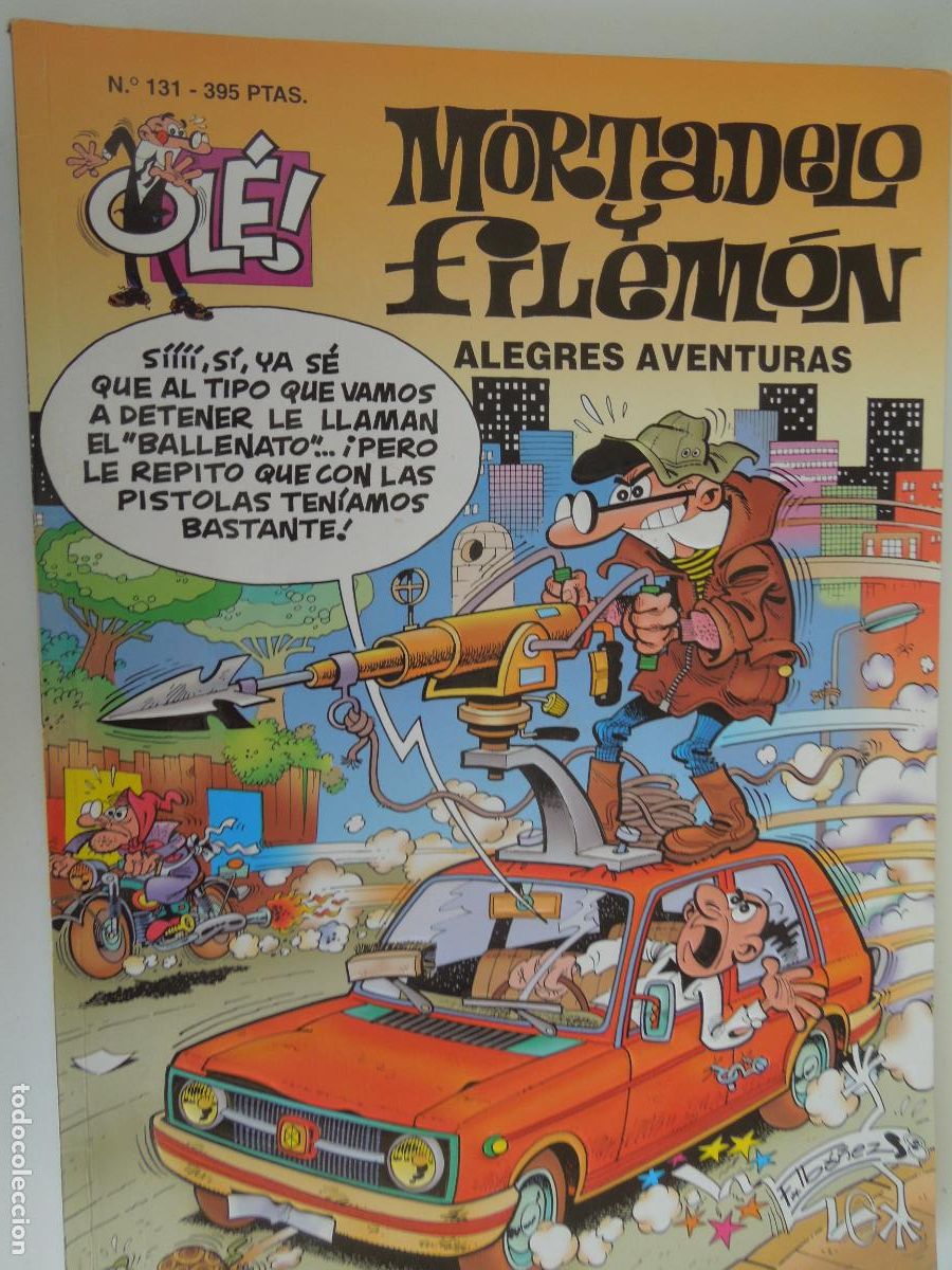C&oacute;mics: MORTADELO Y FILEMON -ALEGRES AVENTURAS N&ordm; 131 EDC B FRANCISCO IBA&Ntilde;EZ 1998 -COL OLE 1&ordf; EDC 1997