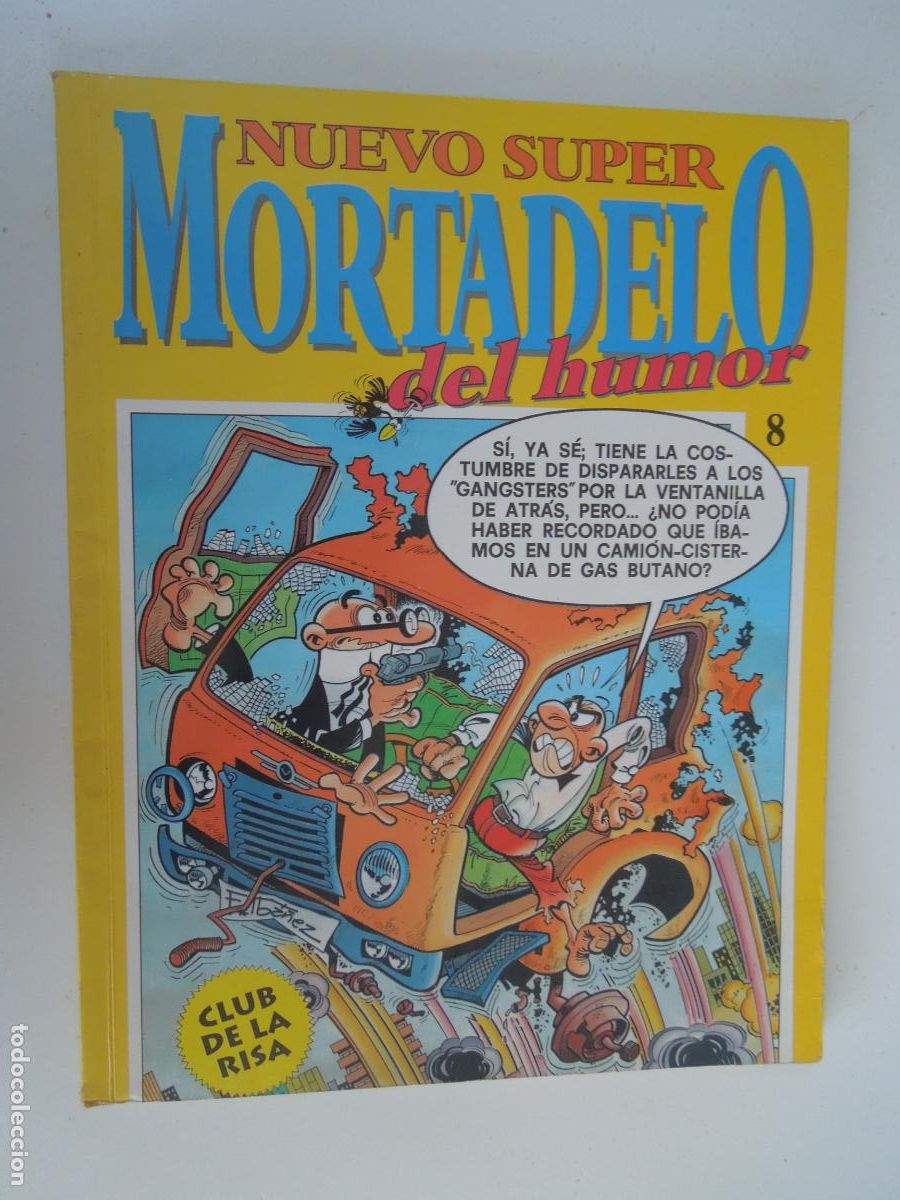 C&oacute;mics: NUEVO SUPER MORTADELO N&ordm; 8 - CLUB DE LA RISA , RETAPADO CON 2 NROS. VER DESCRIPCI&Oacute;N.