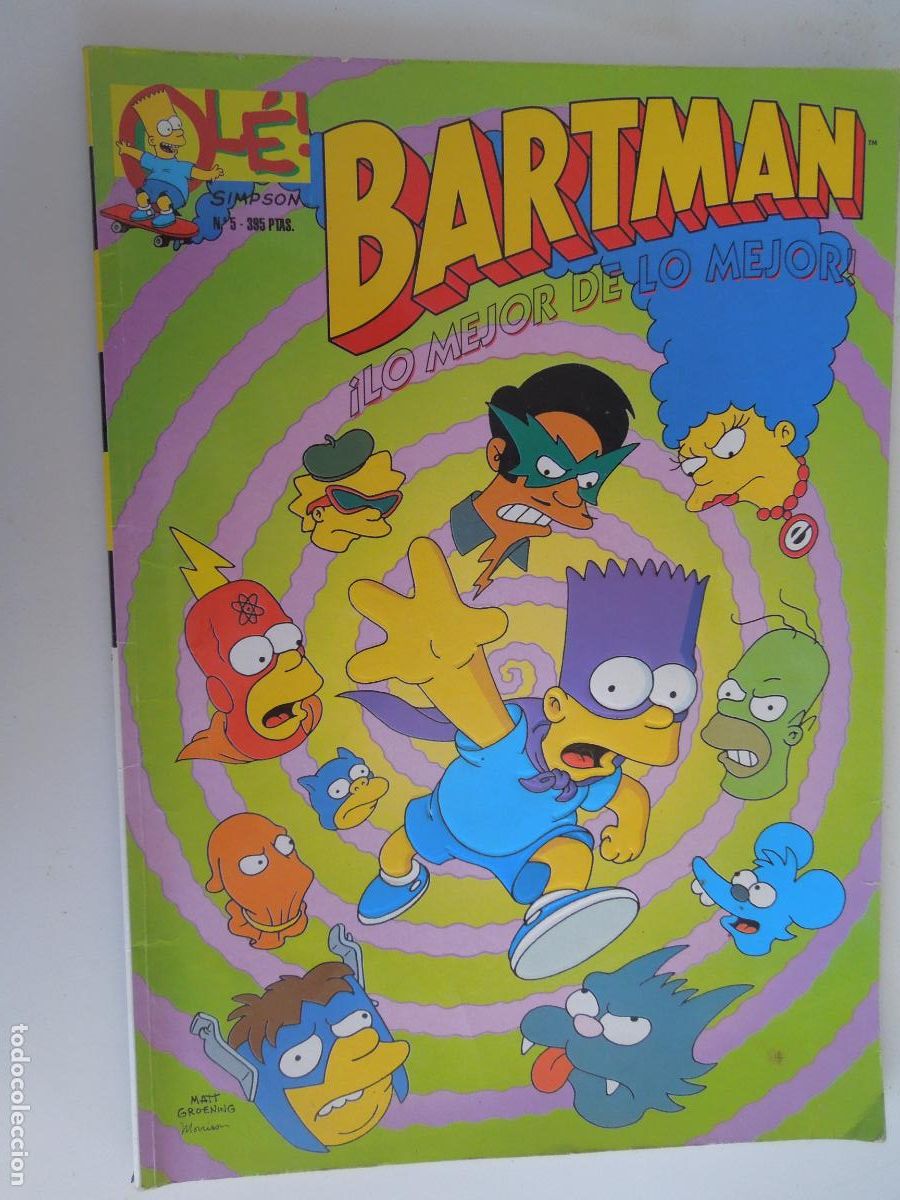 C&oacute;mics: BARTMAN &iexcl; LO MEJOR DE LO MEJOR! N&ordm; 5 - OL&Eacute; SIMPSON EDC B - 1&ordf; EDC 1996