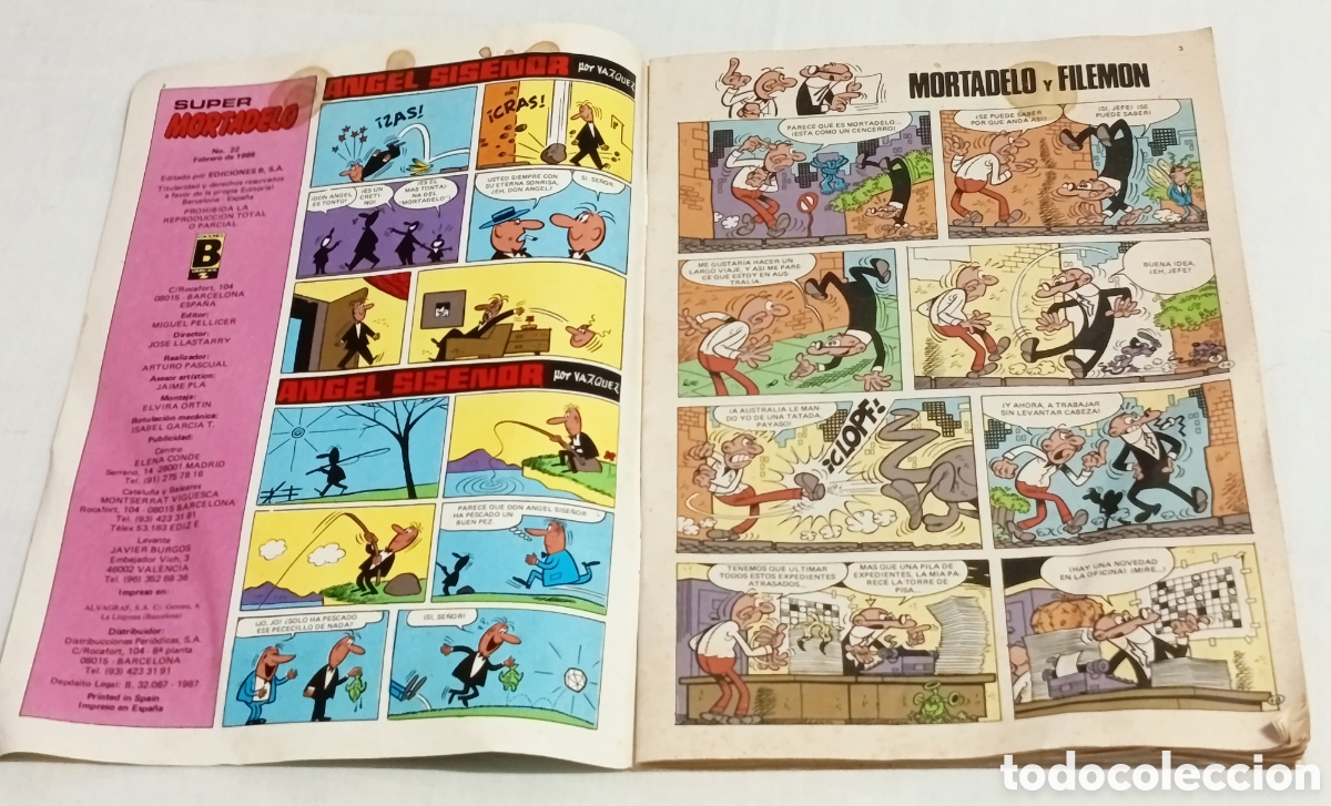 C&oacute;mics: C&oacute;mic tebeo N&deg; 22 Mortadelo super, 1988 - Foto 2
