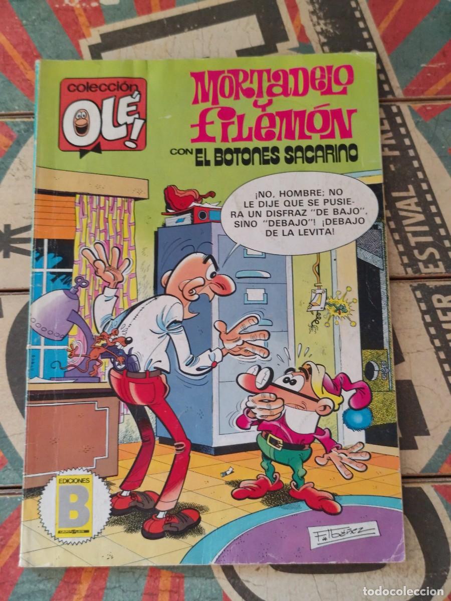 C&oacute;mics: Mortadelo y Filem&oacute;n con el botones Sacarino Col. Ole Edi. B 1987