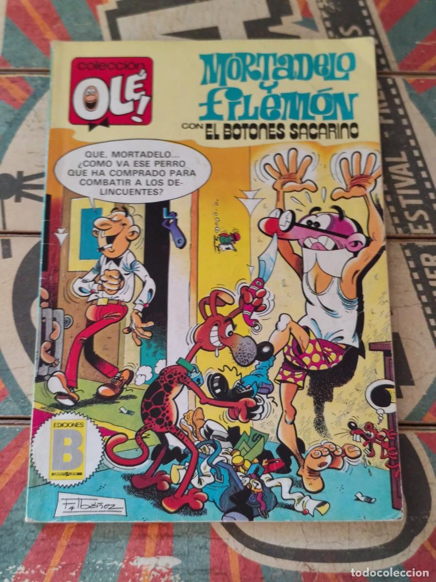 C&oacute;mics: Mortadelo y Filem&oacute;n con el botones Sacarino Col. Ole Edi. B 1987