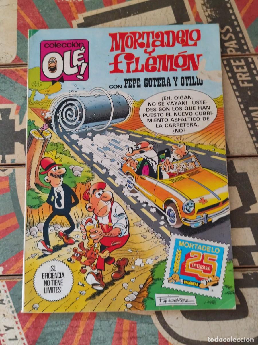 C&oacute;mics: Mortadelo y Filem&oacute;n con Pepe Gotera y Otilio Col. Ole Edi. B 1987