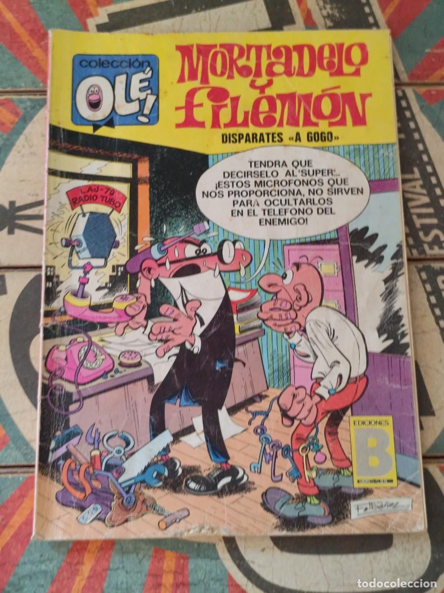 C&oacute;mics: Mortadelo y Filem&oacute;n disparates a Gogo Col. Ole Edi. B 1987