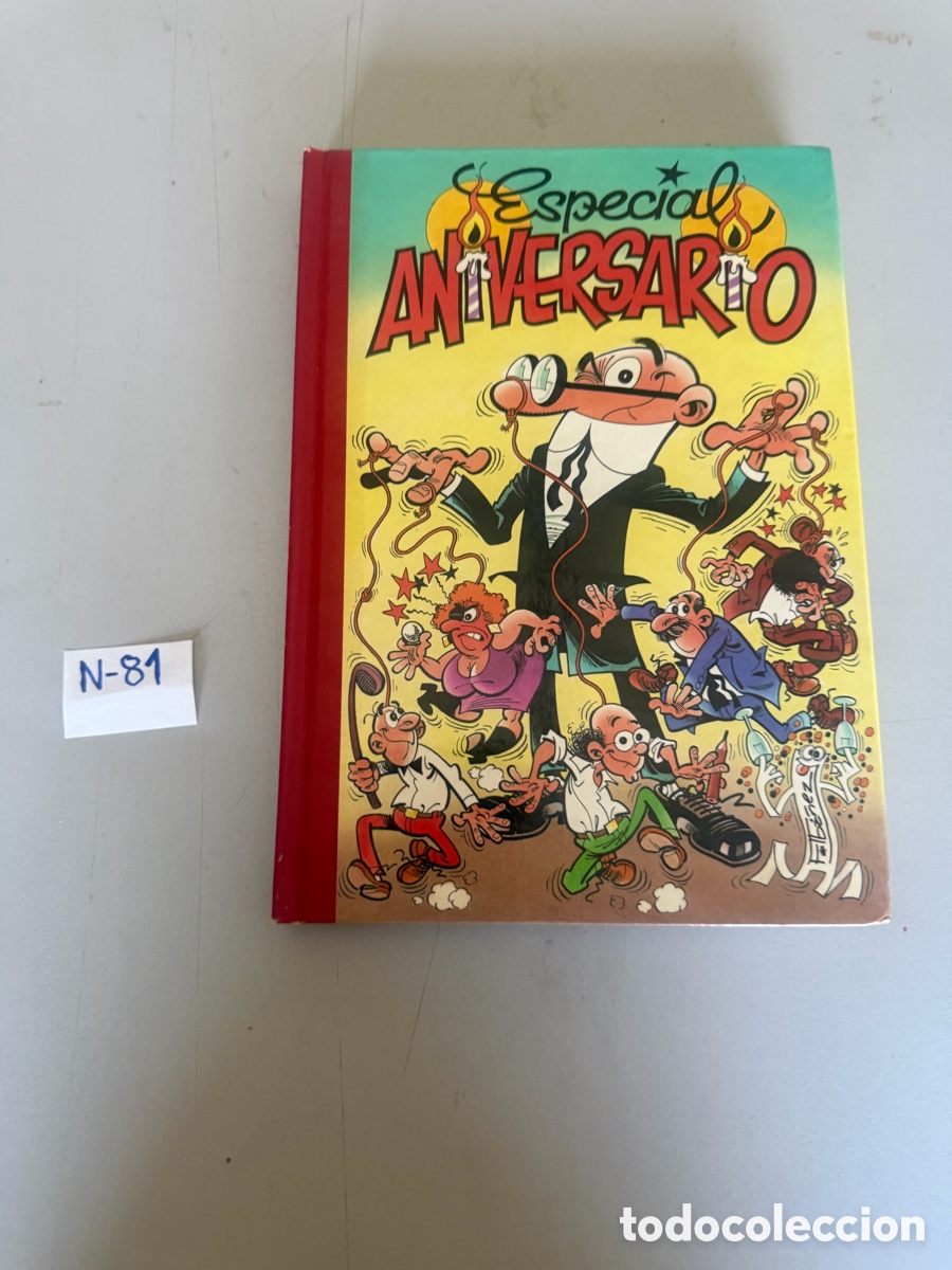 C&oacute;mics: S&uacute;per Humor de Mortadelo y Filem&oacute;n, titulado Especial Aniversario