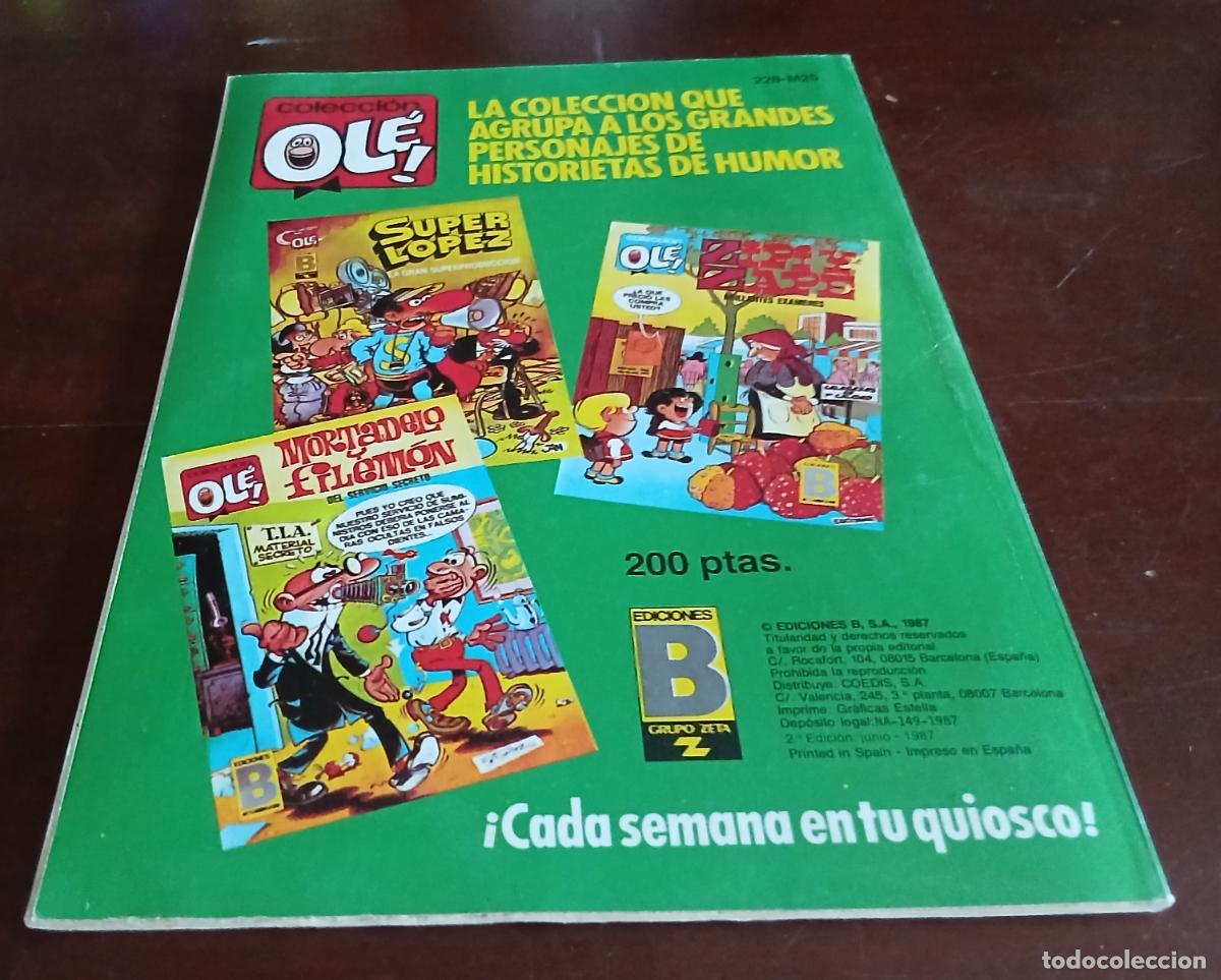 C&oacute;mics: OLE - MORTADELO Y FILEMON CON ROMPETECHOS - N&ordm; 228 - EDICIONES.B - Foto 2