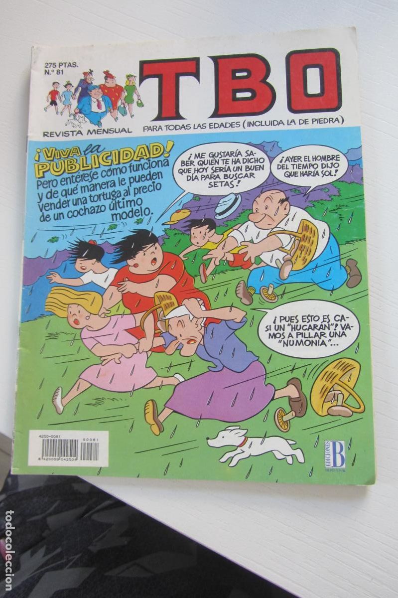 C&oacute;mics: TBO N&ordm; 81. REVISTA MENSUAL. EDICIONES B ARX291