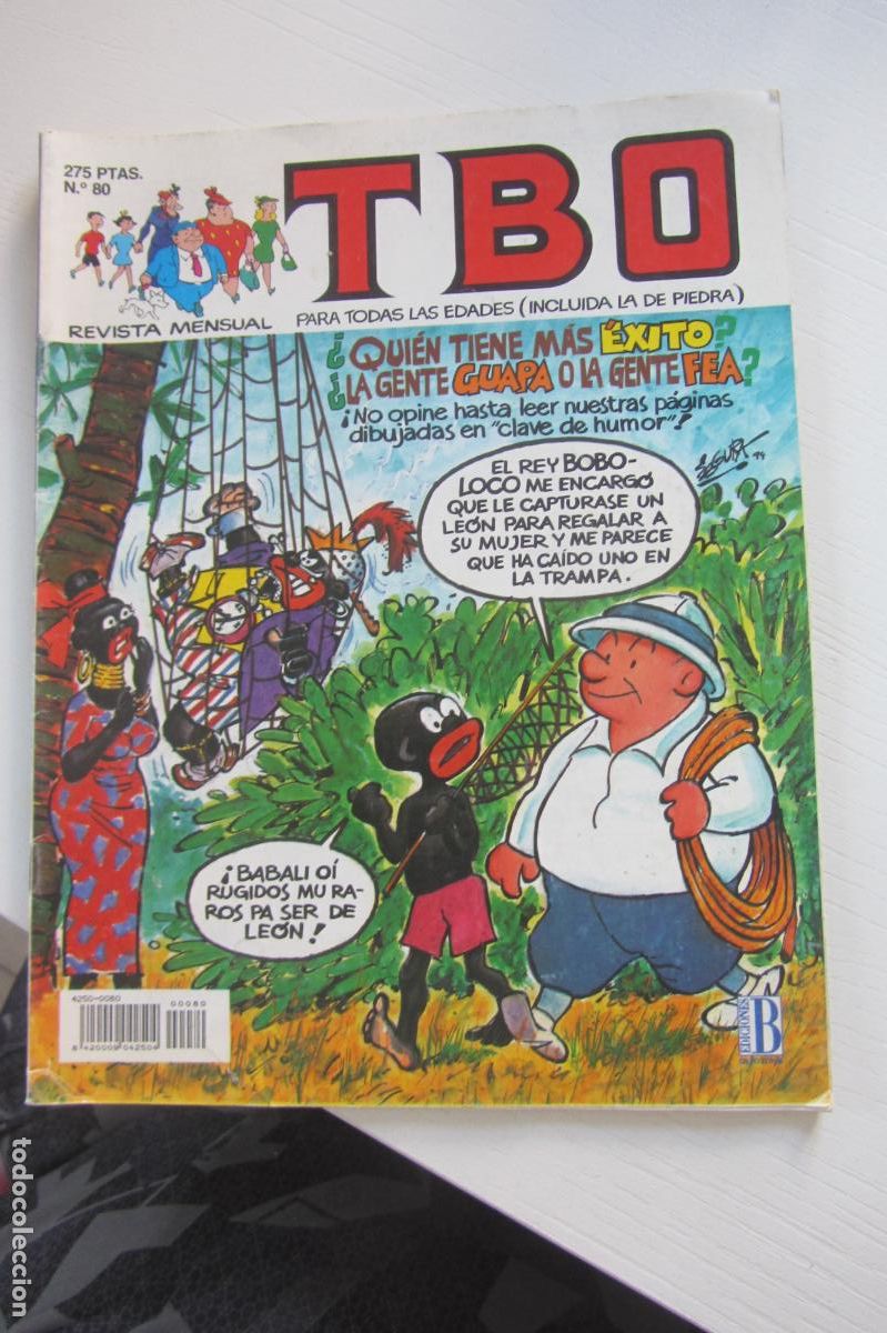C&oacute;mics: TBO N&ordm; 80. REVISTA MENSUAL. EDICIONES B ARX291