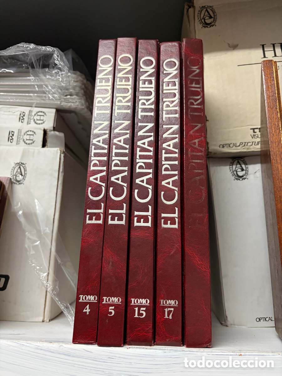 C&oacute;mics: Lote de c&oacute;mics El capit&aacute;n trueno. Edici&oacute;n hist&oacute;rica. Tomos Tomos 4-5-15-17-18