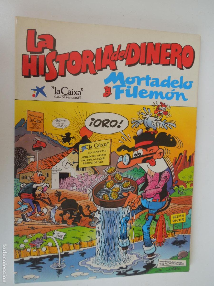 C&oacute;mics: MORTADELO Y FILEMON -LA HISTORIA DEL DINERO - EDC B - FCO IBA&Ntilde;EZ -LA CAIXA 1989