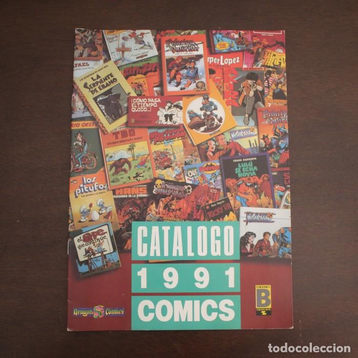 C&oacute;mics: CATALOGO 1991 DRAGON COMICS EDICIONES B MORTADELO SUPERLOPEZ AKIRA PITUFOS&hellip;