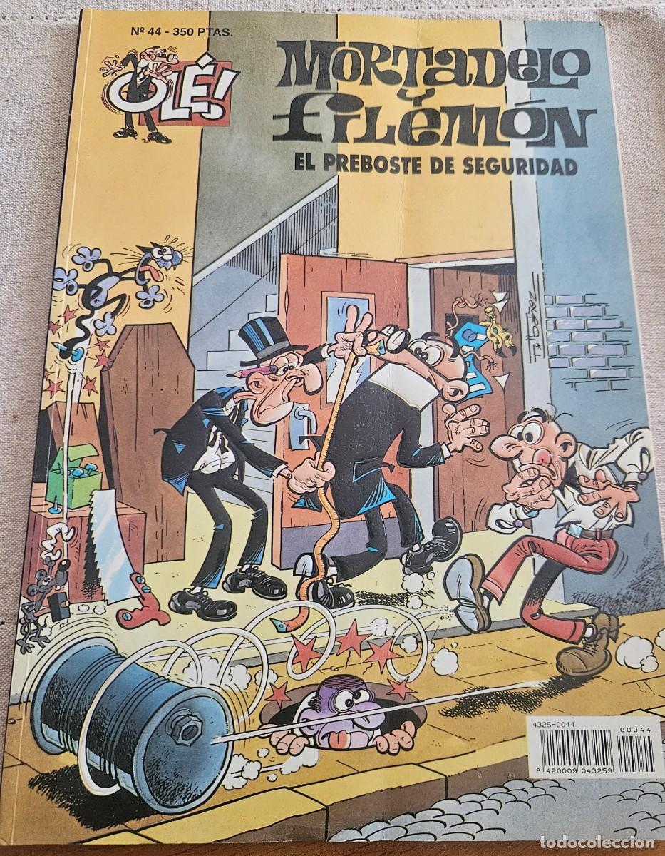 C&oacute;mics: Mortadelo y Filem&oacute;n - El preboste de seguridad - Colecci&oacute;n Ol&eacute; Mortadelo n&deg; 44 1&ordf; ed Noviembre 1993