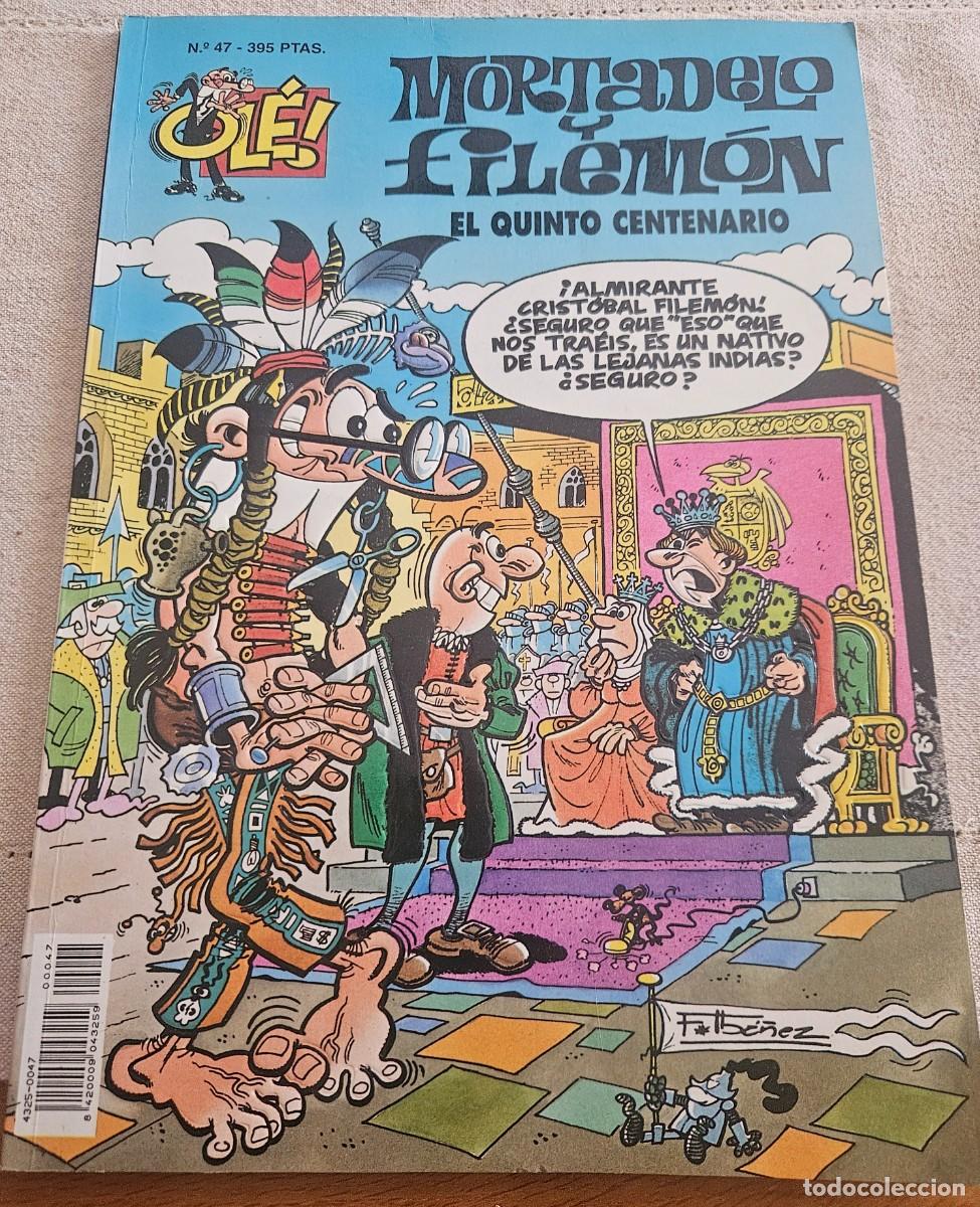 C&oacute;mics: Mortadelo y Filem&oacute;n - El Quinto Centenario - Colecci&oacute;n Ol&eacute; Mortadelo n&deg; 47 2&ordf; ed Junio 1995 eds B