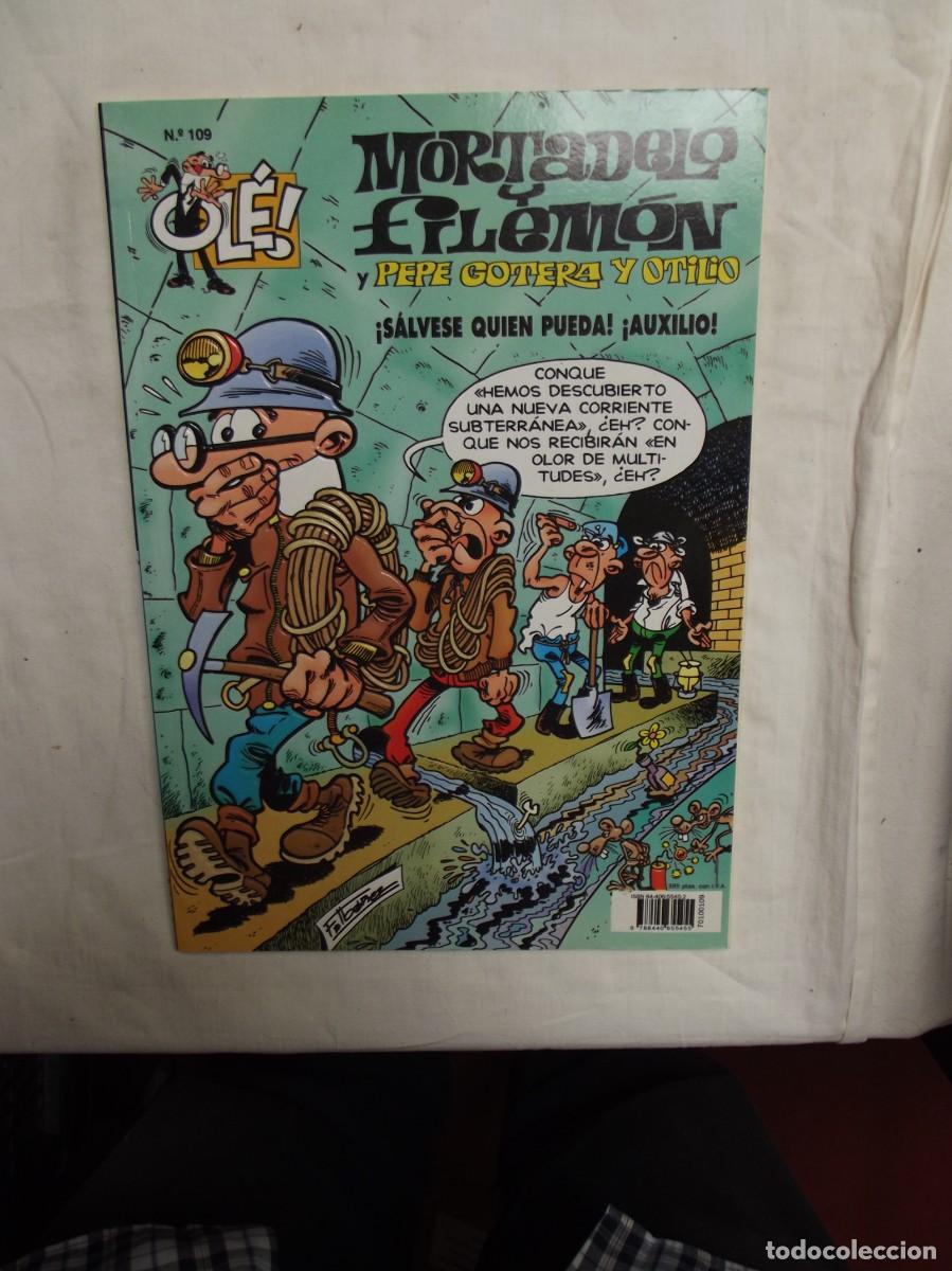 C&oacute;mics: MORTADELO Y FILEMON Y PEPE GOTERA Y OTILIO &iexcl; SALVESE QUIEN PUEDA ! &iexcl; AUXILIO ! N&ordm; 109