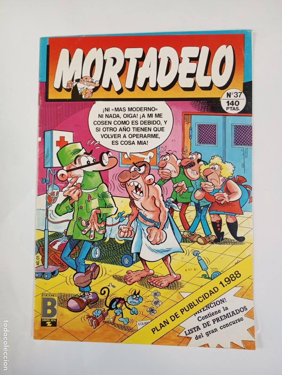 C&oacute;mics: MORTADELO N&ordm; 37. EDICIONES B. TDKR95