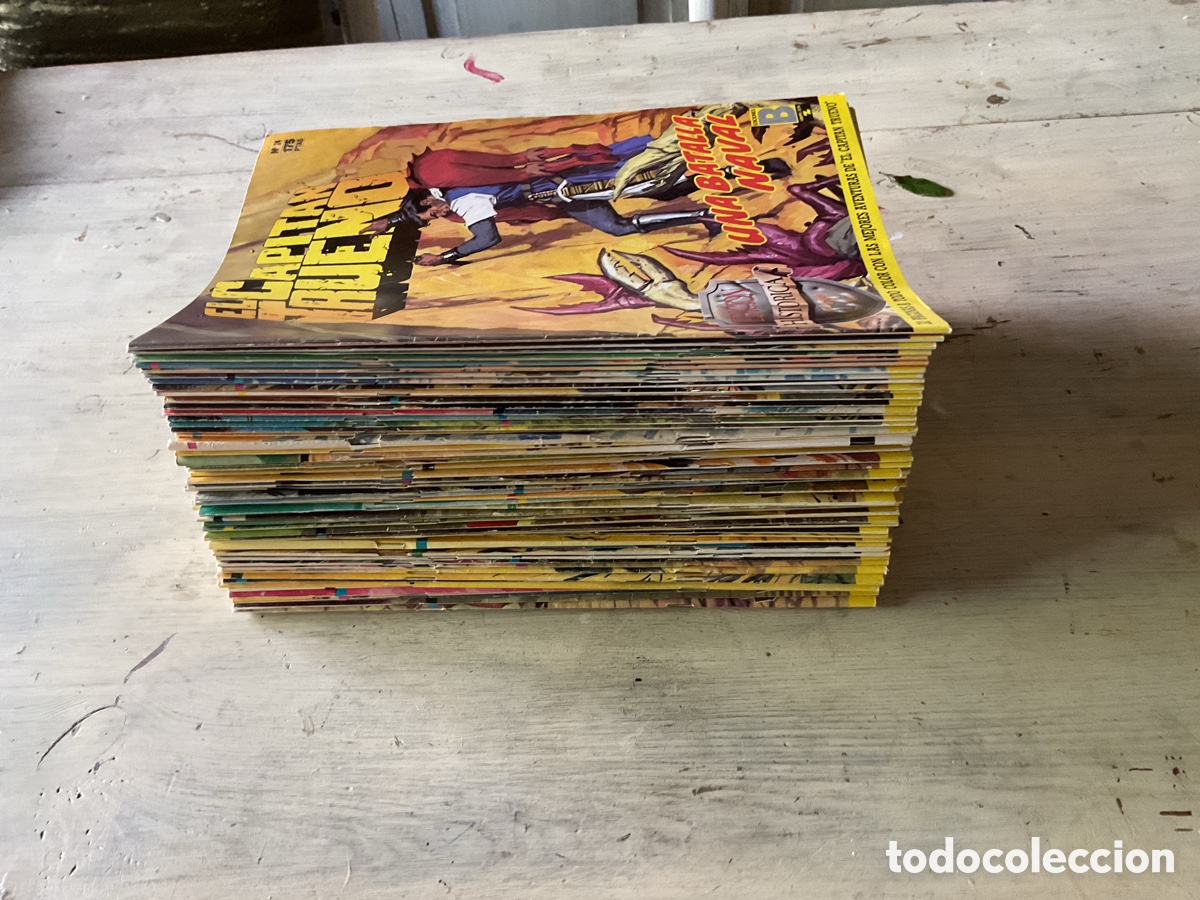 C&oacute;mics: EL capit&aacute;n Trueno - lote 59 n&uacute;meros - edici&oacute;n Hist&oacute;rica