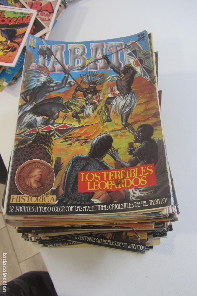 C&oacute;mics: LOTE DE 59 N&ordm; EL JABATO EDICI&Oacute;N HISTORICA EDICIONES B