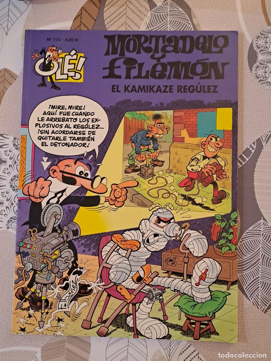 C&oacute;mics: Ole 174, Mortadelo y Filem&oacute;n, el kamikaze regulez, ediciones B en buen estado