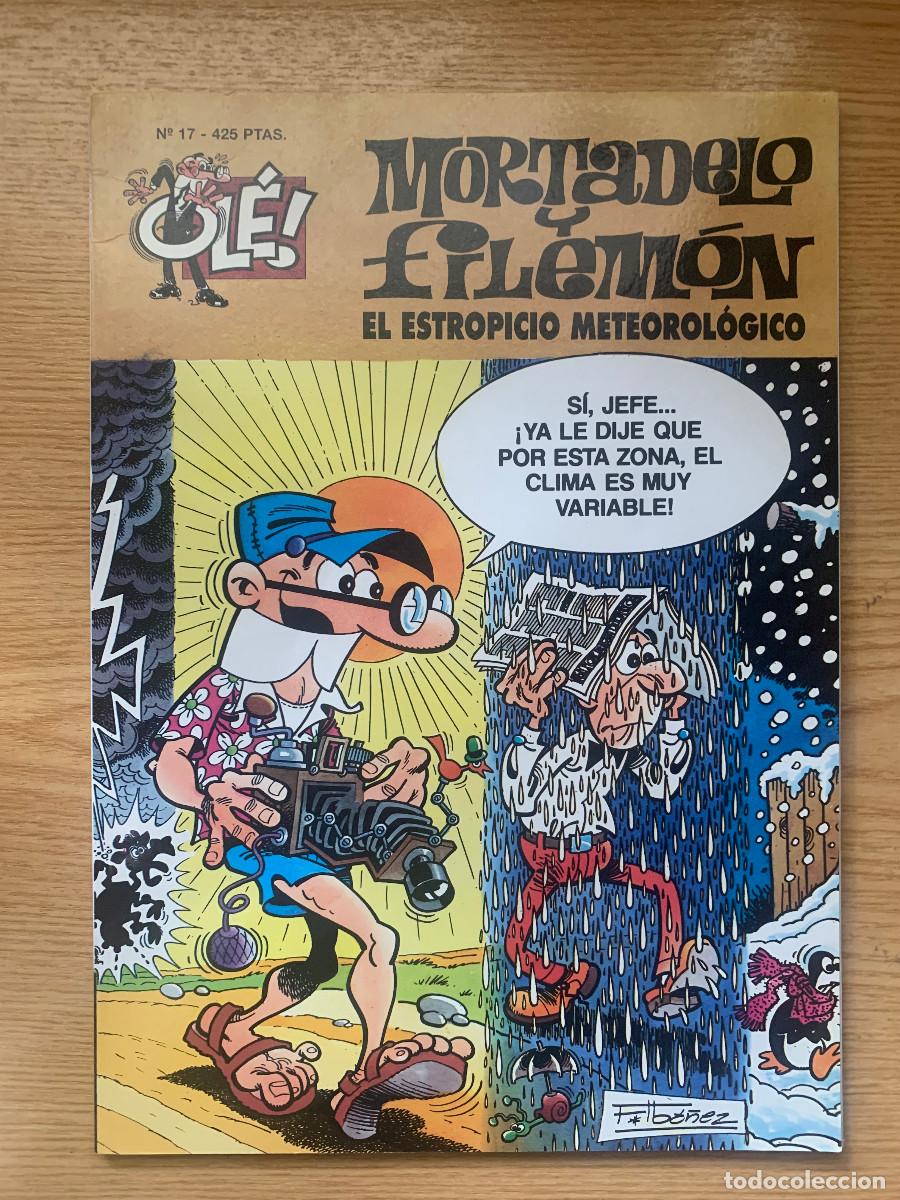 C&oacute;mics: Mortadelo y Filem&oacute;n n&ordm; 17: El Estropicio Meteorol&oacute;gico - Colecci&oacute;n Ol&eacute; - Muy Buen Estado