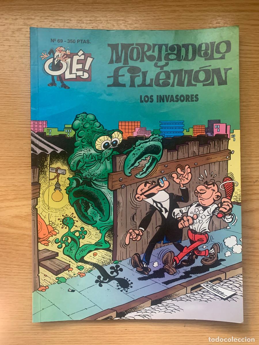 C&oacute;mics: Mortadelo y Filem&oacute;n n&ordm; 69: Los Invasores - Colecci&oacute;n Ol&eacute; - Buen Estado
