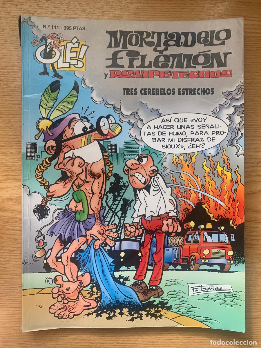 C&oacute;mics: Mortadelo y Filem&oacute;n y Rompetechos n&ordm; 111: Tres Cerebelos Estrechos - Colecci&oacute;n Ol&eacute;