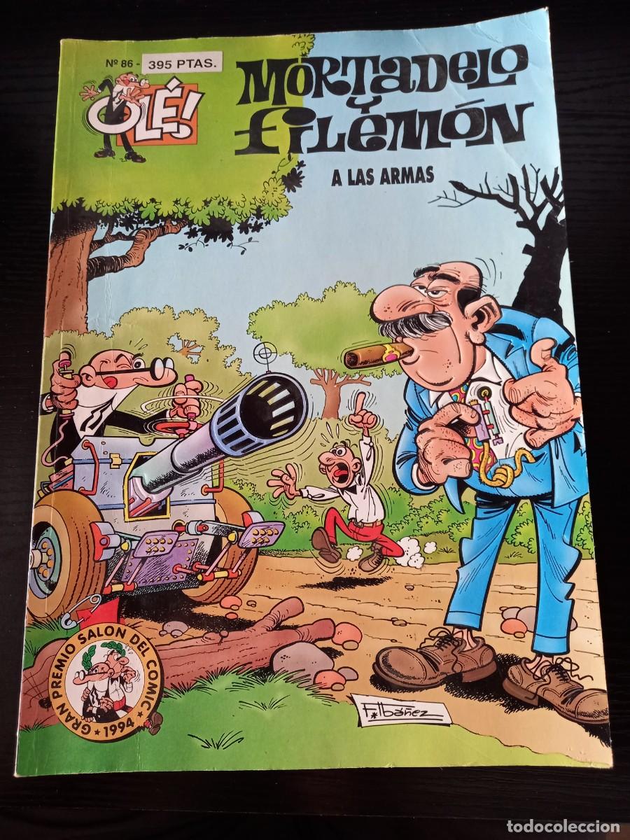 C&oacute;mics: Mortadelo y Filem&oacute;n n&ordm; 86. A las armas. (de la l&iacute;nea Ol&eacute;!) Ediciones B