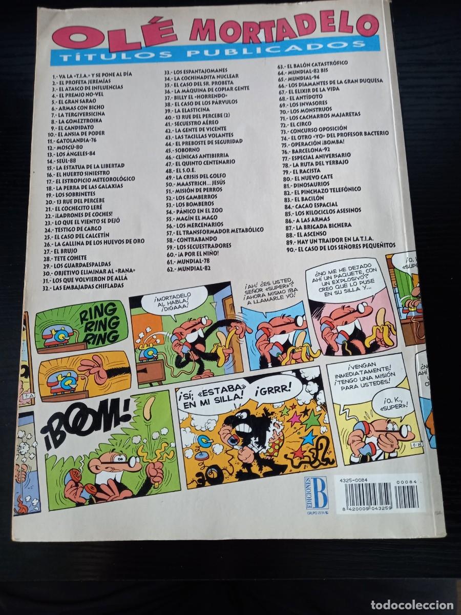 C&oacute;mics: Mortadelo y Filem&oacute;n n&ordm; 86. A las armas. (de la l&iacute;nea Ol&eacute;!) Ediciones B - Foto 2