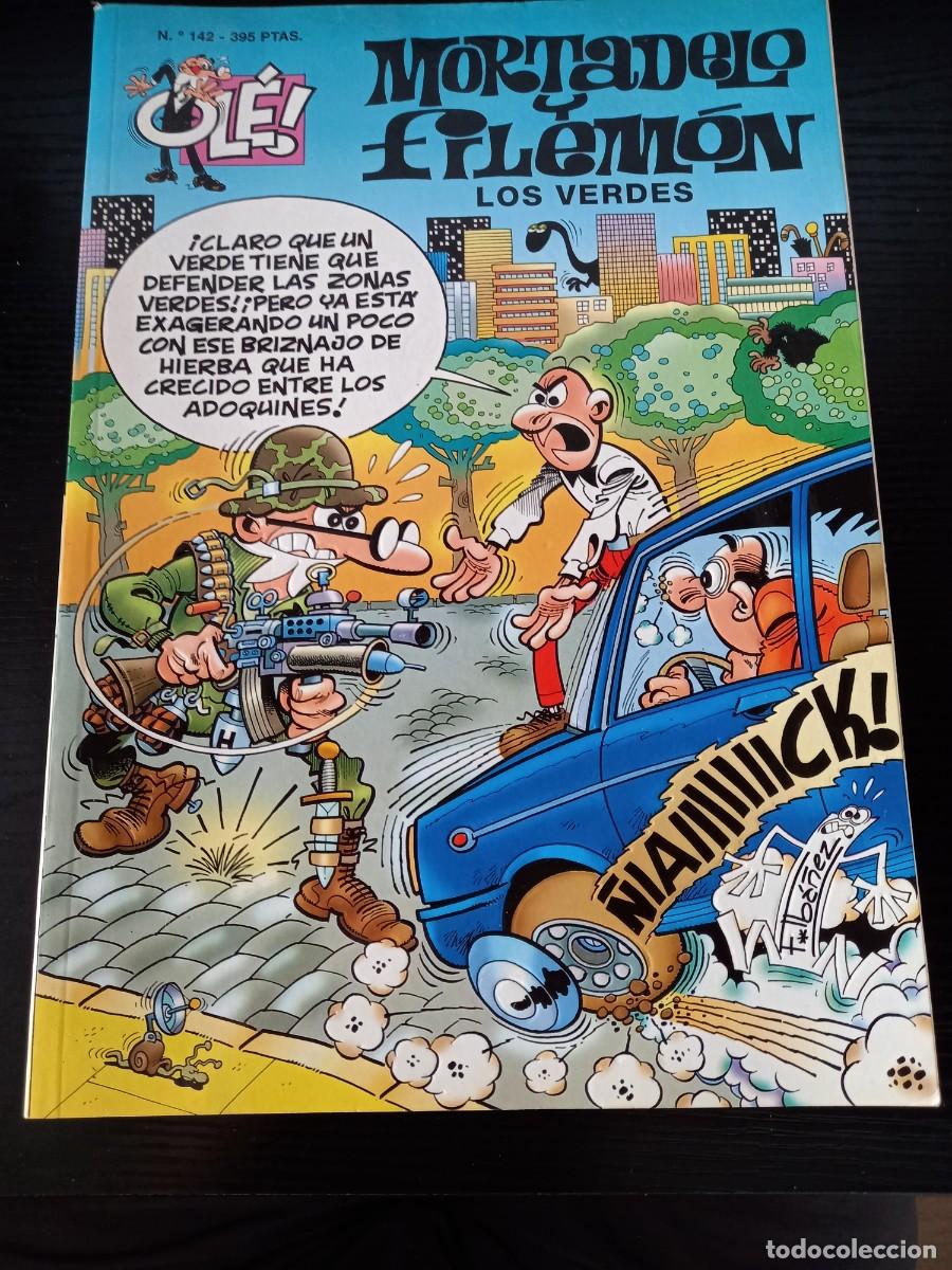 C&oacute;mics: Mortadelo y Filem&oacute;n n&ordm; 142. Los verdes. (de la l&iacute;nea Ol&eacute;!) Ediciones B