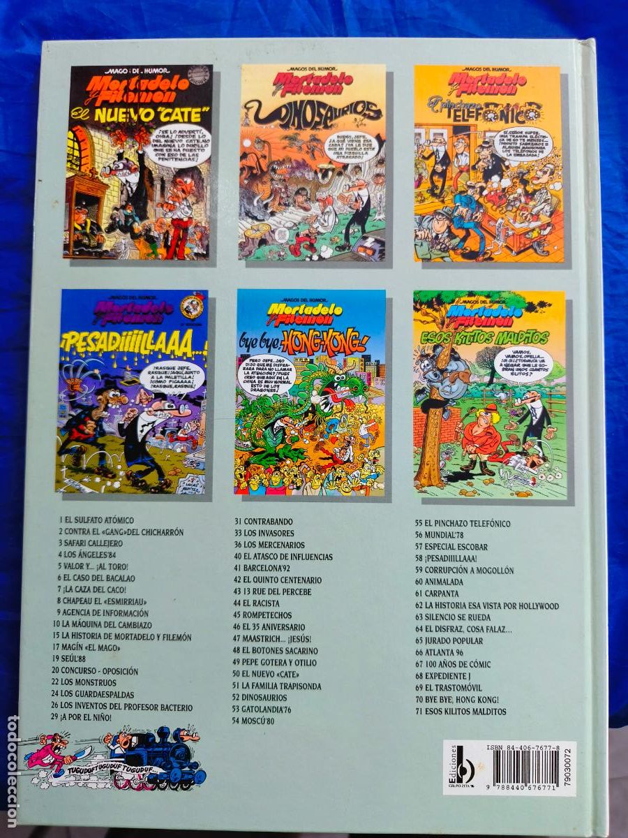 C&oacute;mics: MAGOS DEL HUMOR. #72. MORTADELO Y FILEMON. LOS VERDES. EDICIONES B OREFSLL - Foto 2