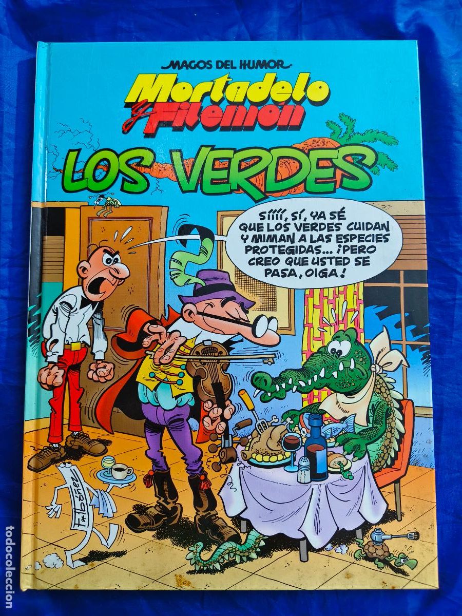 C&oacute;mics: MAGOS DEL HUMOR. #72. MORTADELO Y FILEMON. LOS VERDES. EDICIONES B OREFSLL