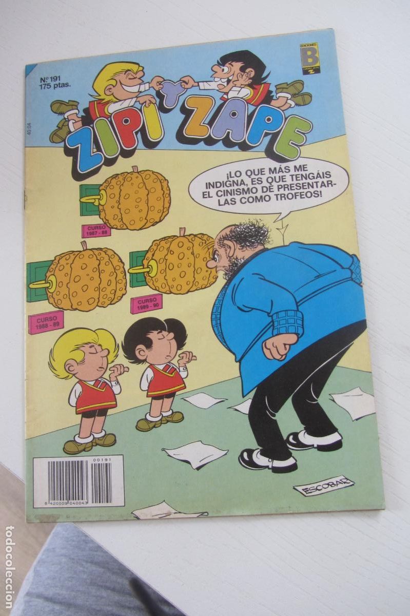 C&oacute;mics: ZIPI Y ZAPE. N&ordm; 191. EDICIONES B arx21