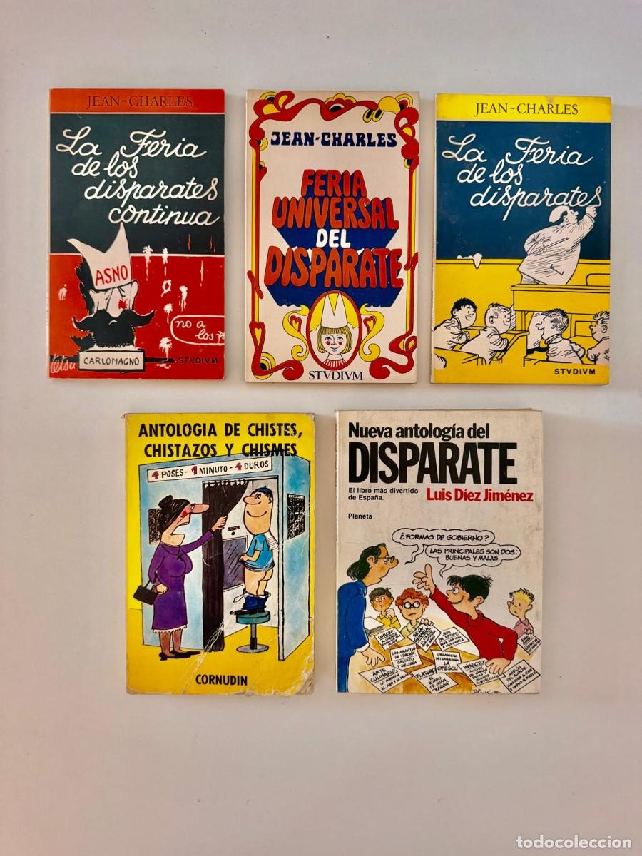 C&oacute;mics: LOTE X5 FERIA DE LOS DISPARATES + ANTOLOGIA DE CHISTES JEAN - CHARLES / CORNUDIN / LUIS D&Iacute;EZ JIM&Eacute;NEZ