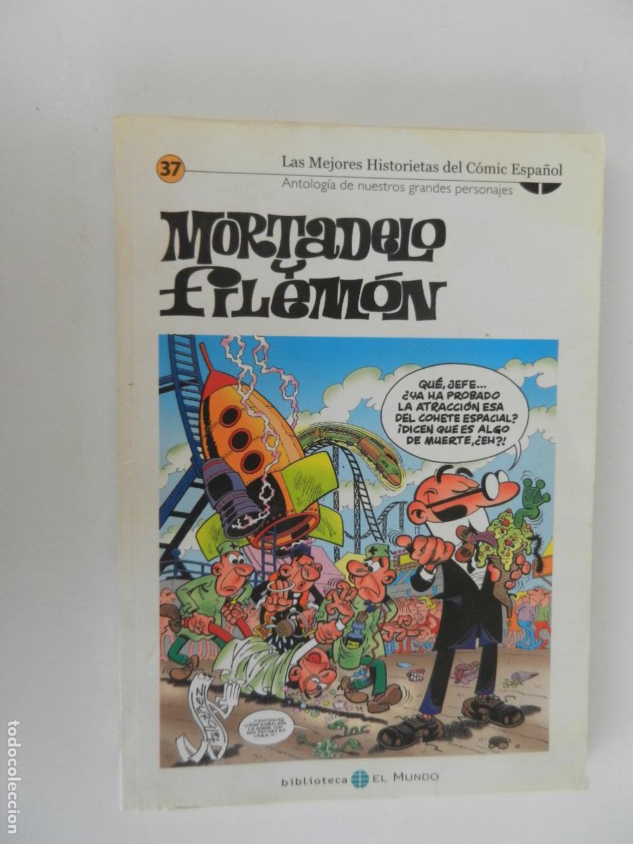 C&oacute;mics: MORTADELO Y FILEM&Oacute;N - LAS MEJORES HISTORIETAS DEL C&Oacute;MIC ESPA&Ntilde;OL - N&ordm; 37 - BIBLIOTECA EL MUNDO 2005.