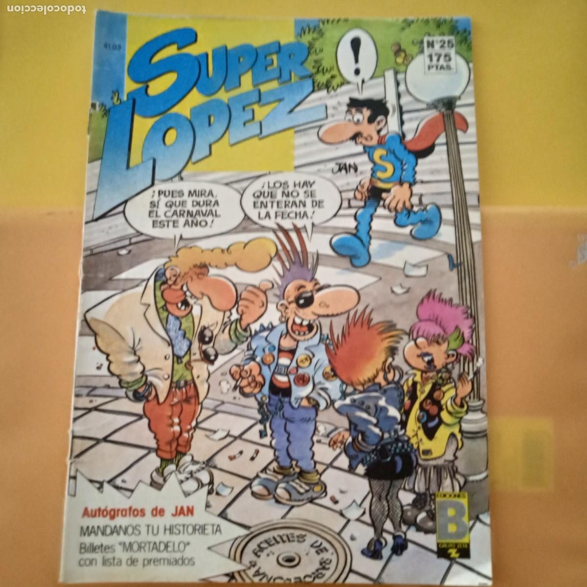 C&oacute;mics: SUPER LOPEZ N&ordm; 25- EDICIONES B 1988