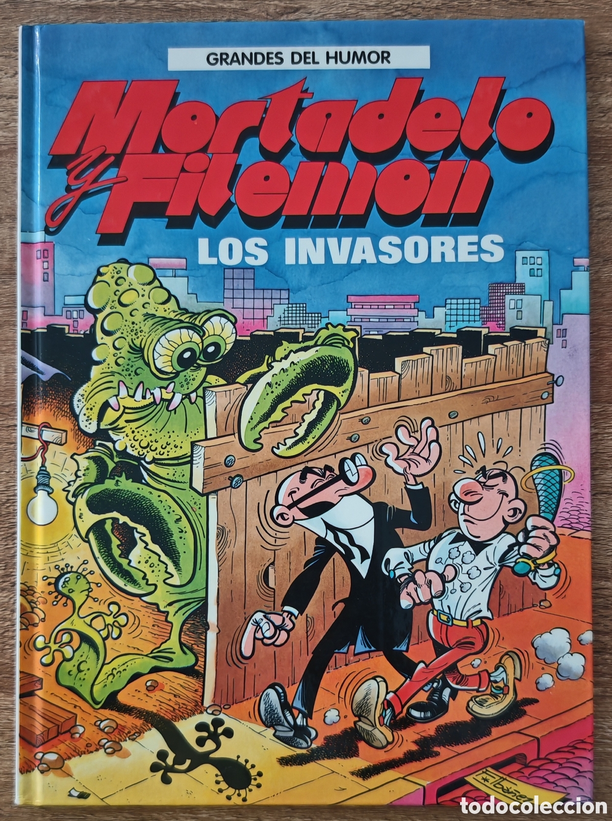 C&oacute;mics: Mortadelo y Filem&oacute;n. Los invasores.1997 Ediciones B