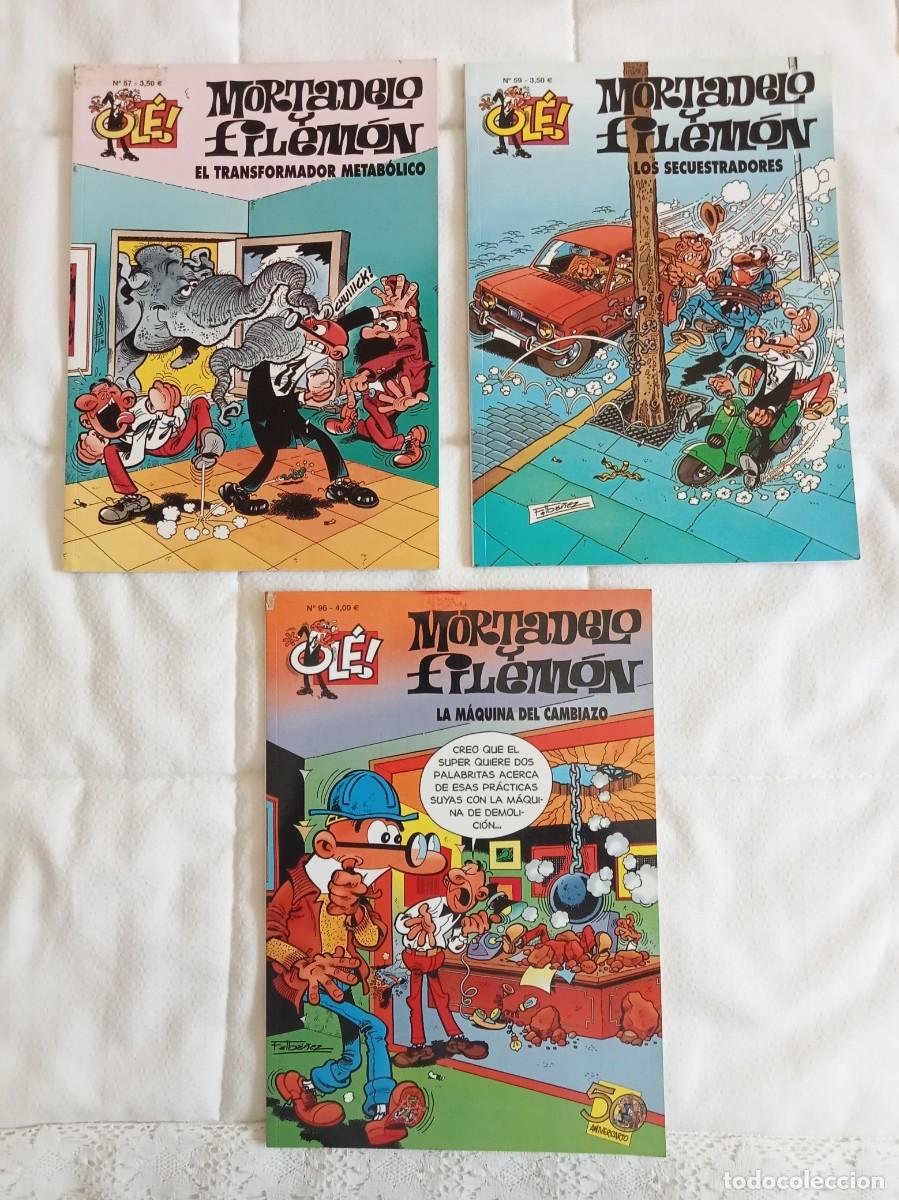 C&oacute;mics: Mortadelo y Filem&oacute;n - Transformador - Secuestradores - La M&aacute;quina del Cambiazo - Ol&eacute; N&ordm; 57 - 59 - 96
