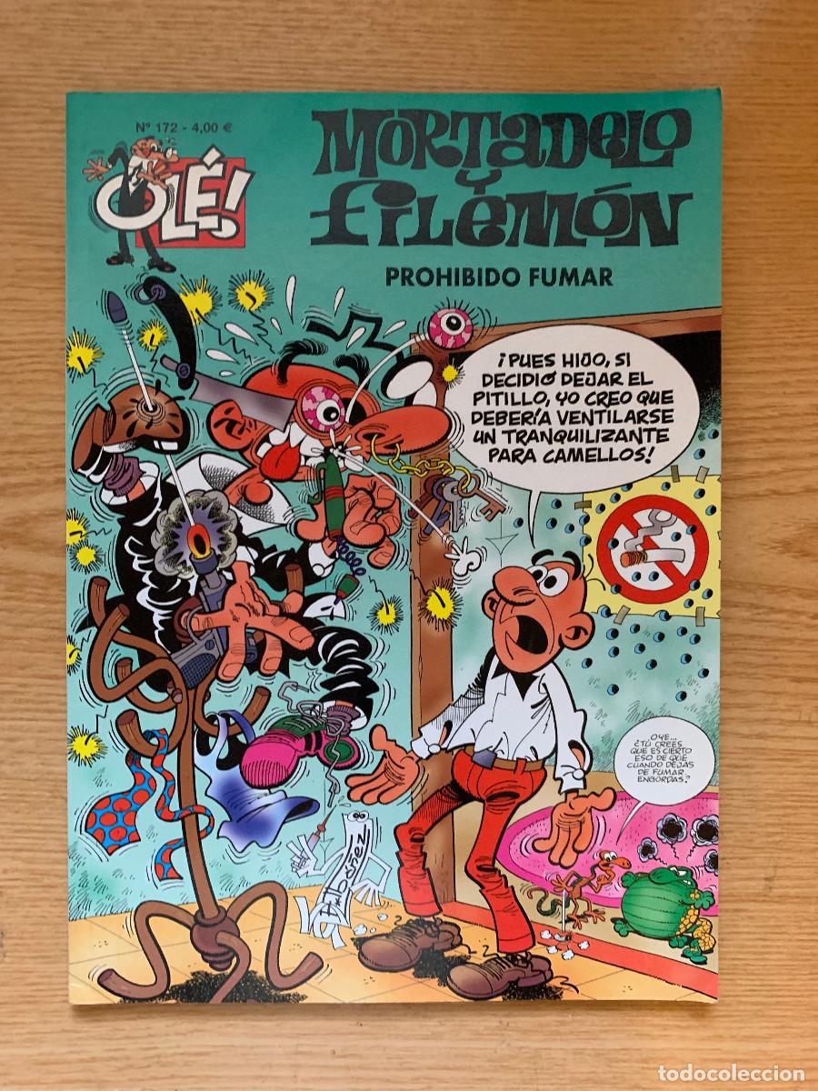 C&oacute;mics: Mortadelo y Filem&oacute;n n&ordm; 172: Prohibido Fumar - Colecci&oacute;n Ol&eacute; - Excelente Estado