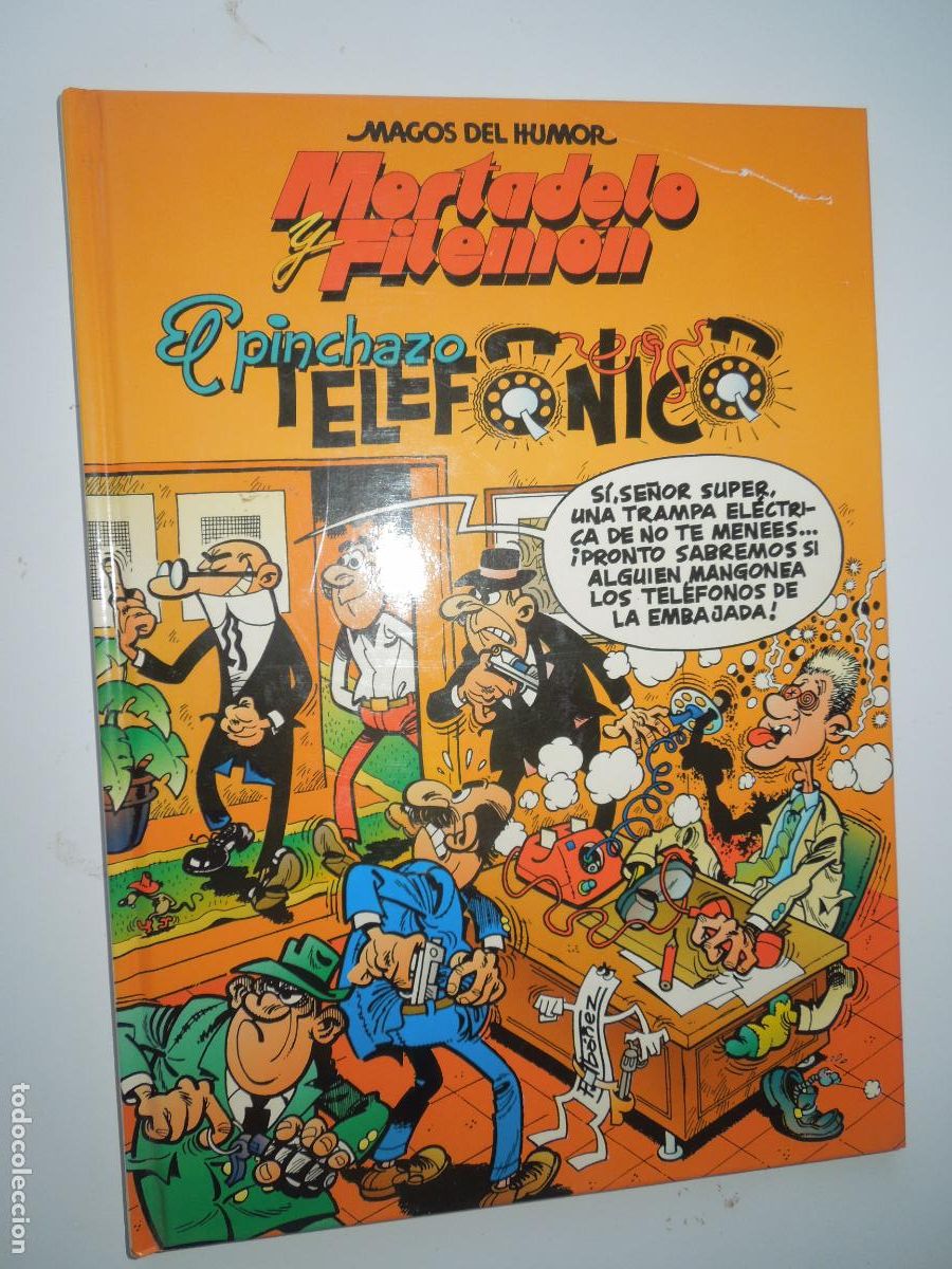 C&oacute;mics: MORTADELO Y FILEMON - EL PINCHAZO TELEF&Oacute;NICO - MAGOS DEL HUMOR - CIRCULO DE LECTORES - IBA&Ntilde;EZ 1996-