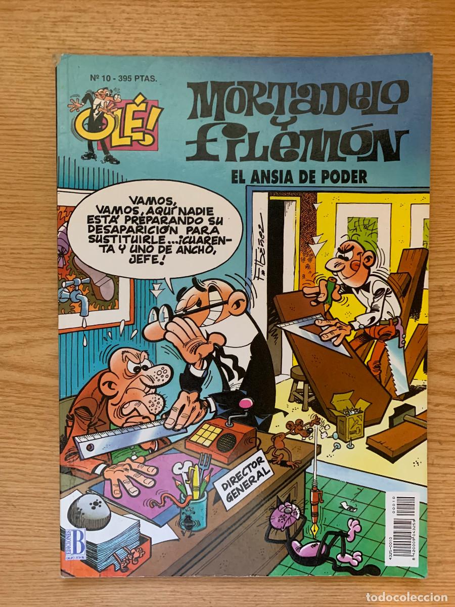 C&oacute;mics: Mortadelo y Filem&oacute;n n&ordm; 10: El Ansia de Poder - Colecci&oacute;n Ol&eacute; - Buen Estado