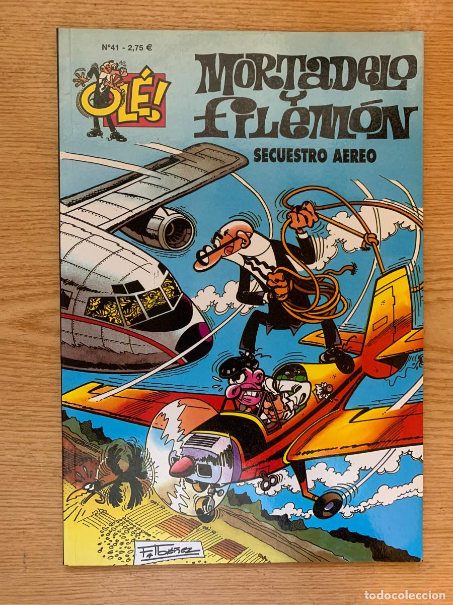 C&oacute;mics: Mortadelo y Filem&oacute;n n&ordm; 41: Secuestro A&eacute;reo - Colecci&oacute;n Ol&eacute; - Muy Buen Estado