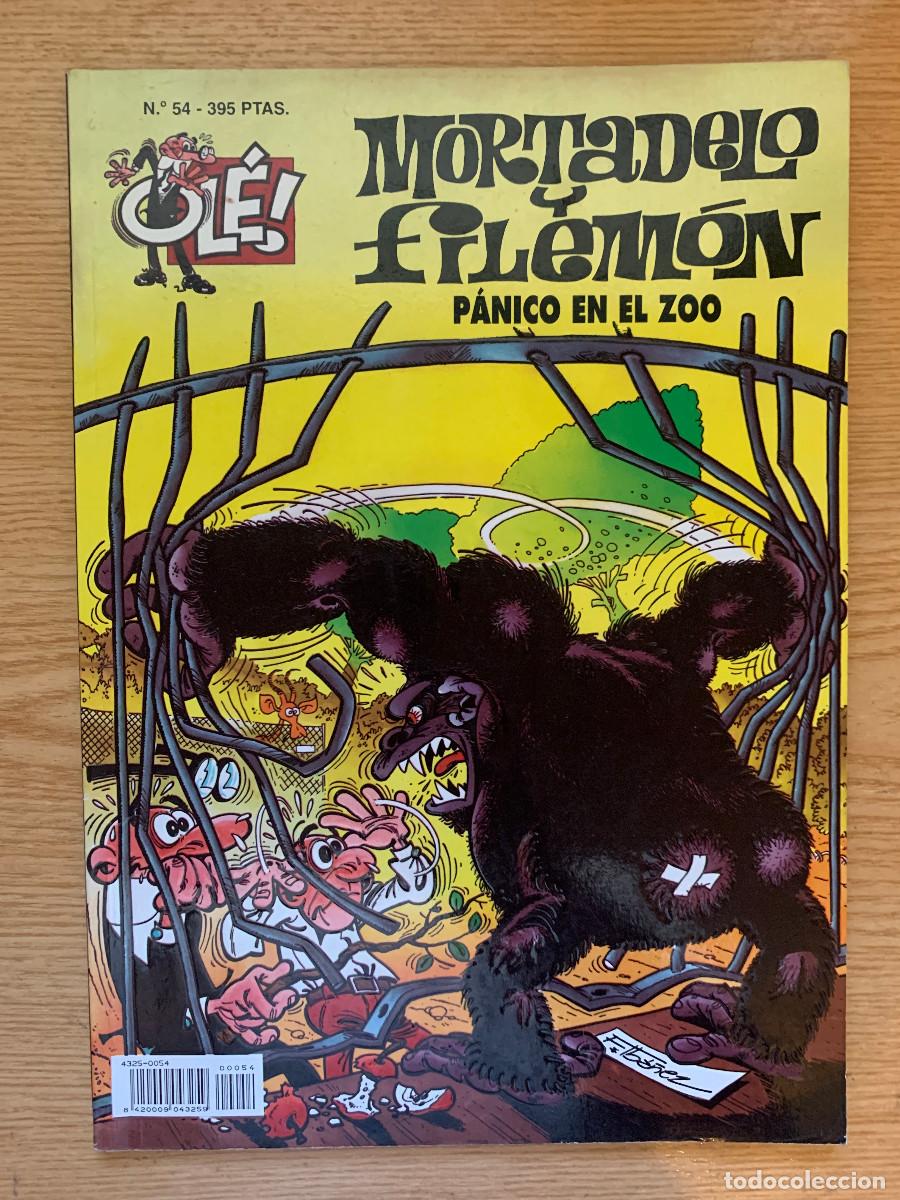 C&oacute;mics: Mortadelo y Filem&oacute;n n&ordm; 54: P&aacute;nico en el Zoo - Colecci&oacute;n Ol&eacute; - Buen Estado