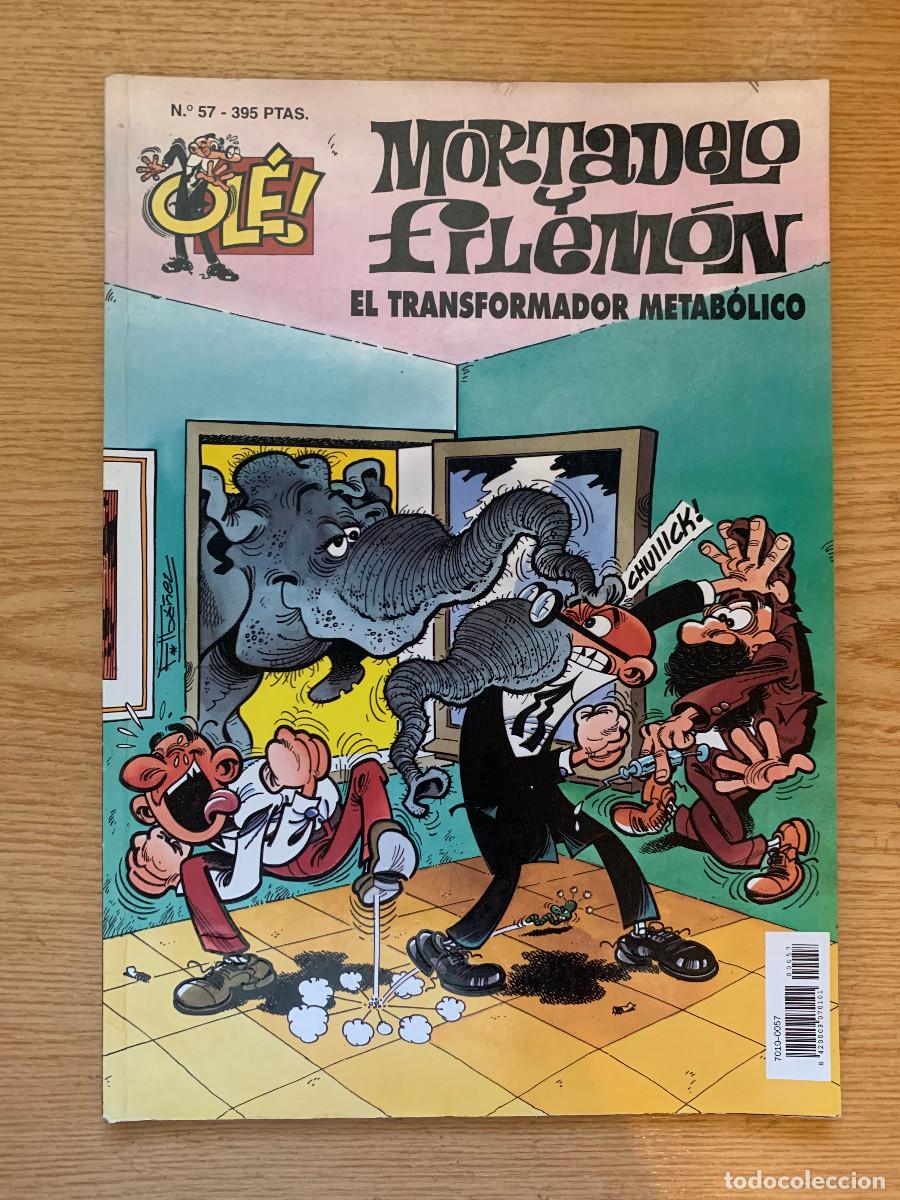 C&oacute;mics: Mortadelo y Filem&oacute;n n&ordm; 57: El Transformador Metab&oacute;lico - Colecci&oacute;n Ol&eacute; - Buen Estado