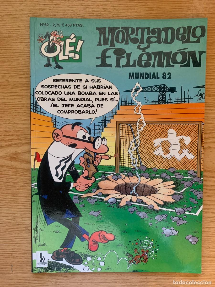 C&oacute;mics: Mortadelo y Filem&oacute;n n&ordm; 62: Mundial 82 - Colecci&oacute;n Ol&eacute; - Buen Estado