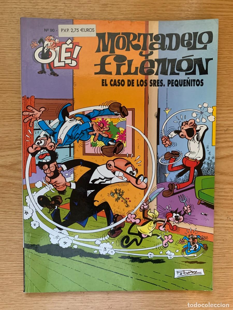 C&oacute;mics: Mortadelo y Filem&oacute;n n&ordm; 90: El Caso de los Se&ntilde;ores Peque&ntilde;itos - Colecci&oacute;n Ol&eacute; - Buen Estado