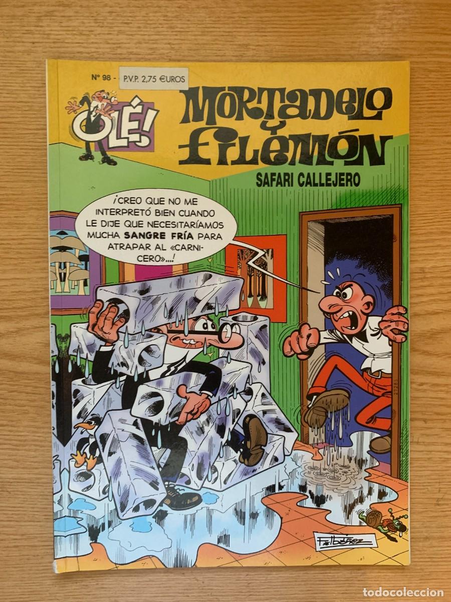 C&oacute;mics: Mortadelo y Filem&oacute;n n&ordm; 98: Safari Callejero - Colecci&oacute;n Ol&eacute;