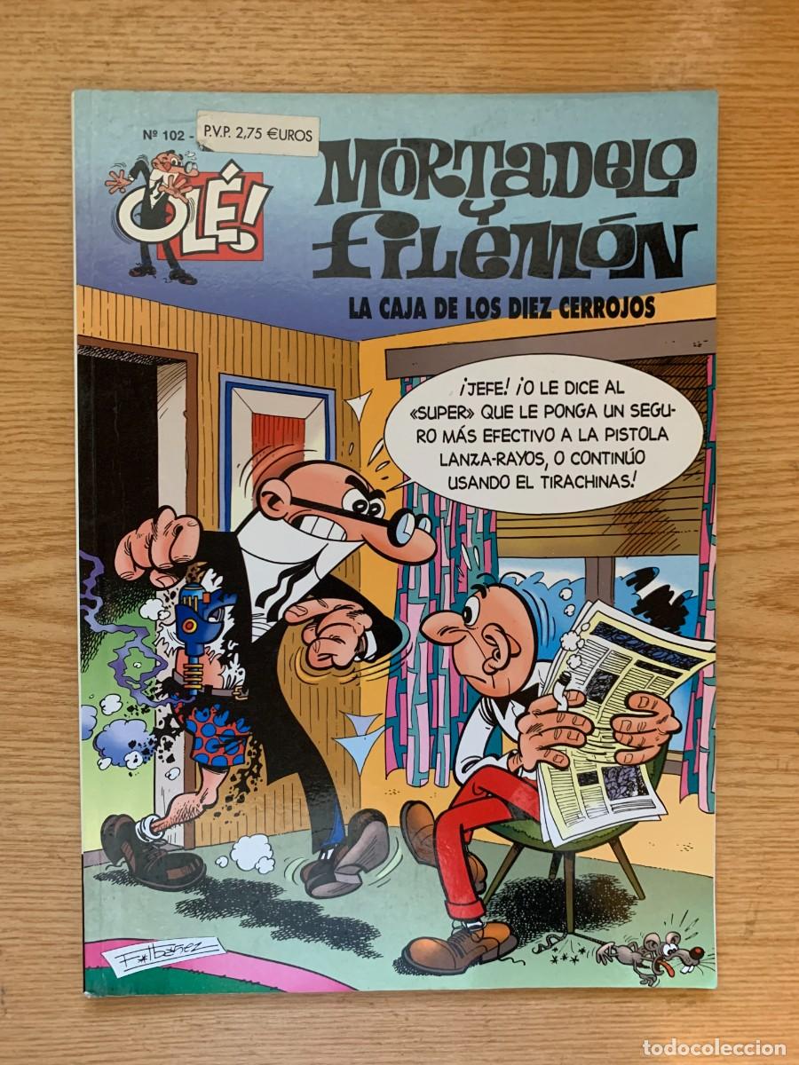 C&oacute;mics: Mortadelo y Filem&oacute;n n&ordm; 102: La Caja de los Diez Cerrojos - Colecci&oacute;n Ol&eacute; - Buen Estado