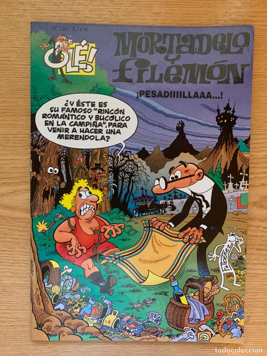 C&oacute;mics: Mortadelo y Filem&oacute;n n&ordm; 124: Pesadillaaa...! - Colecci&oacute;n Ol&eacute; - Excelente Estado