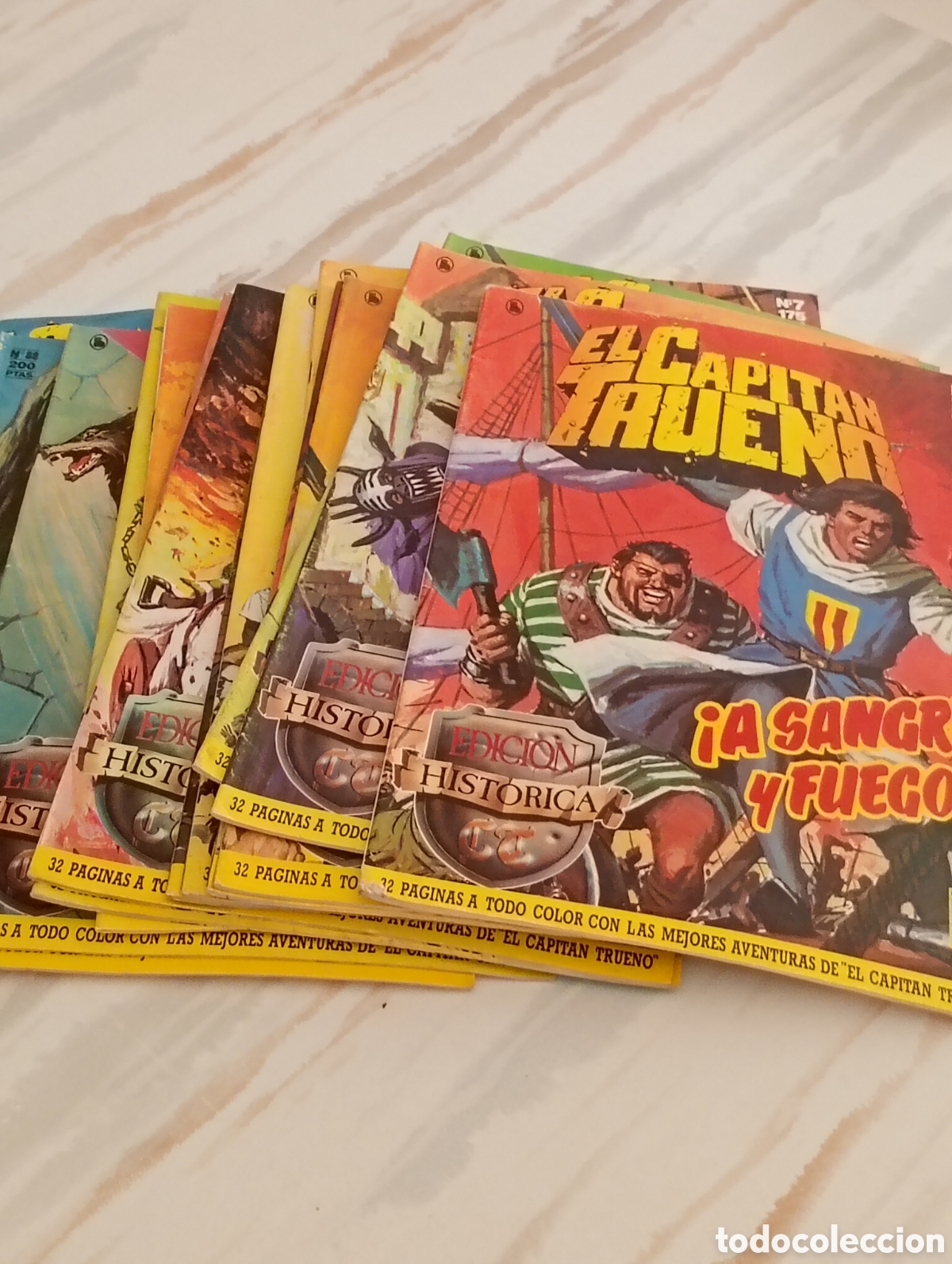 Comics: EL CAPIT&Aacute;N TRUENO EDICI&Oacute;N HIST&Oacute;RICA 16 EJEMPLARES DIFERENTES